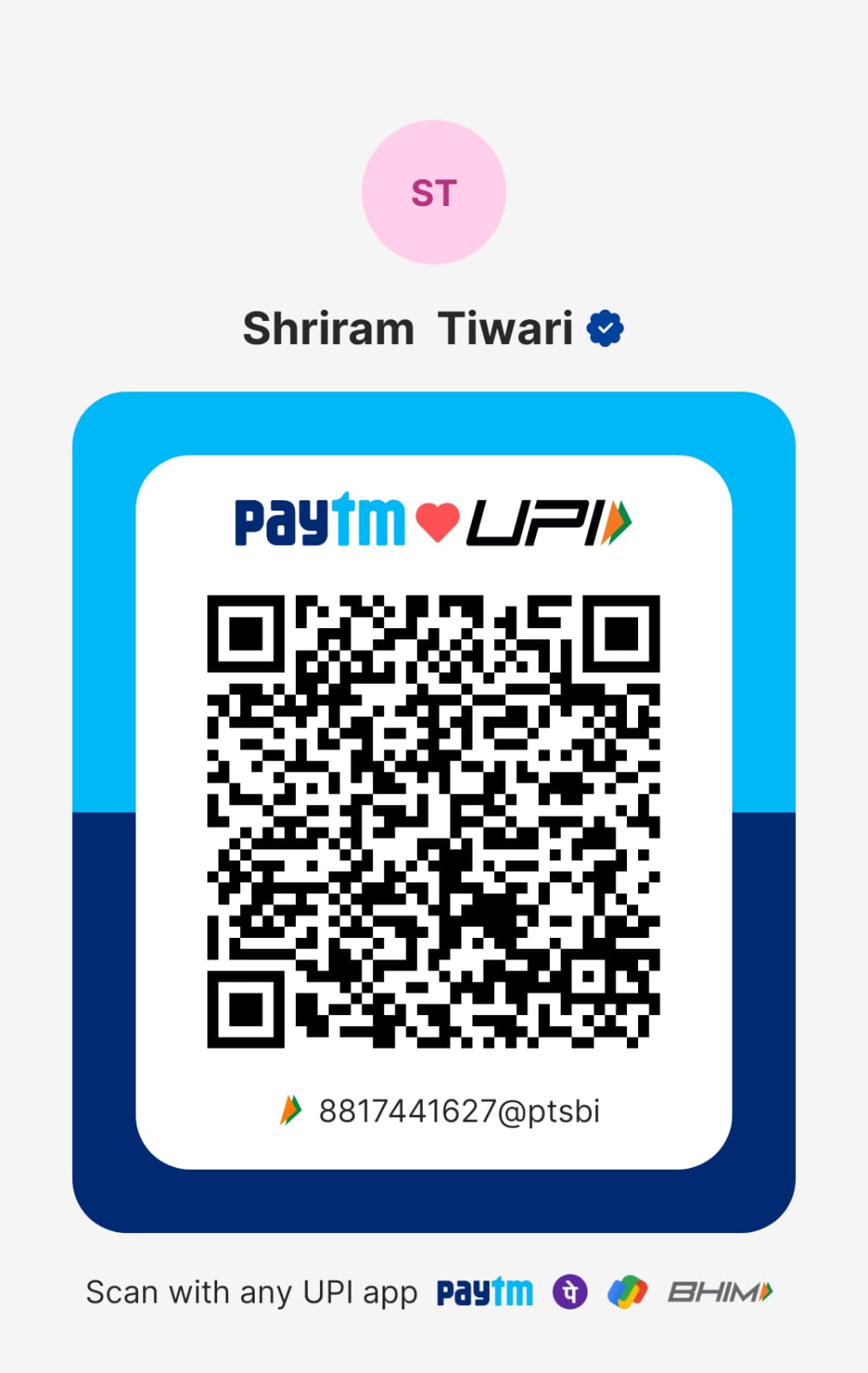 paytm QR Code